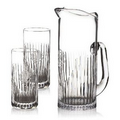 Carey Crystal Pitcher & 2 Crystal Hiball Glasses